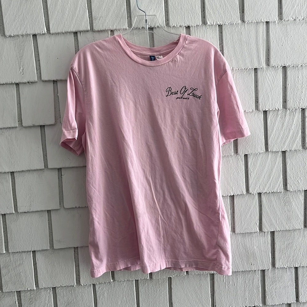 H&M men’s pink T-shirt size M